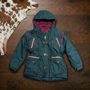 Vintage 1980s Colorblock Parka